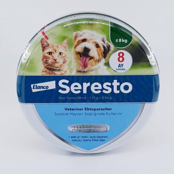 SERESTO 8 Kg altı Kedi ve Köpek İçin 38cm Pire ve Parazit Tasması