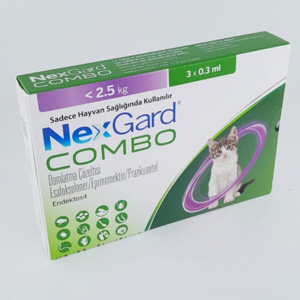 NexGard COMBO 2.5kg altı Yavru Kediler için İç Dış Parazit Damlası